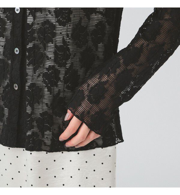 Ray BEAMS 「カット レース シャツ」|シャツ・ブラウス|