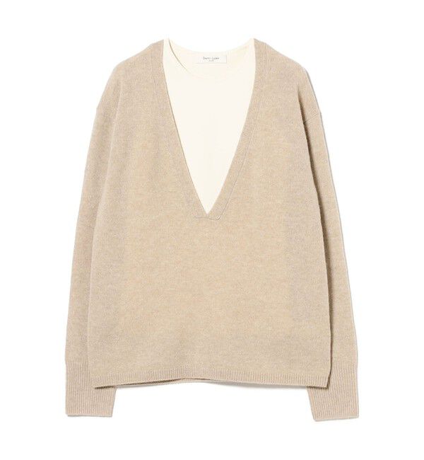 Demi-Luxe BEAMS 「Vネックニット タンクトップ 2WAY セット」|ニット・セーター|
