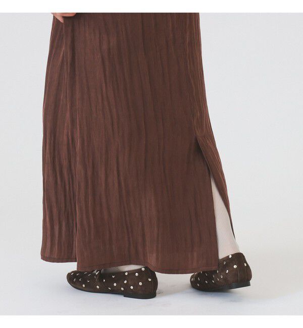 Ray BEAMS 「パウダー サテン キャミ ワンピース」|ワンピース|