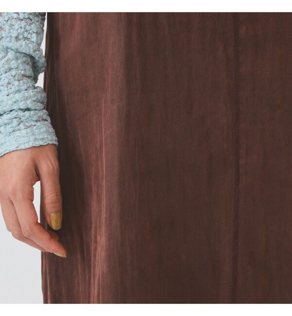 Ray BEAMS 「パウダー サテン キャミ ワンピース」|ワンピース|