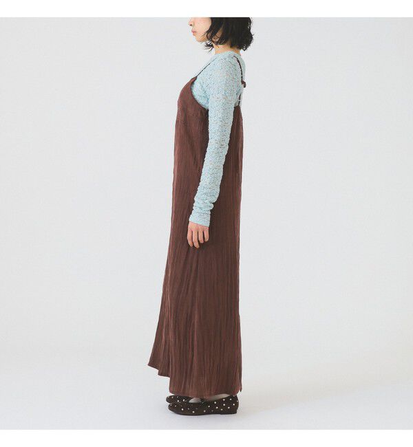 Ray BEAMS 「パウダー サテン キャミ ワンピース」|ワンピース|