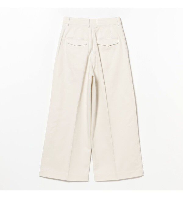 Demi-Luxe BEAMS 「タック チノ ワイドパンツ」|チノ|