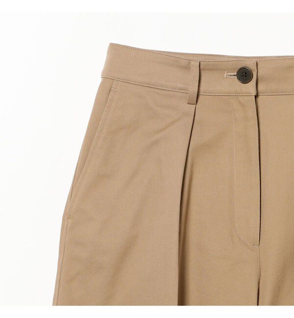 Demi-Luxe BEAMS 「タック チノ ワイドパンツ」|チノ|