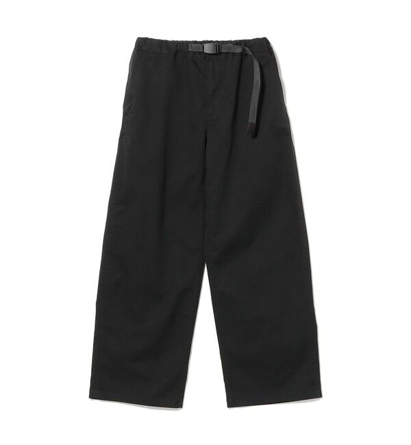 BEAMS「【別注】Gramicci / ワイド ツイルパンツ」|チノ|BLACK