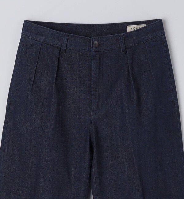 SHIPS「【SHIPS別注】YCHAI: ライト デニム ワイド トラウザーズ」|デニム|