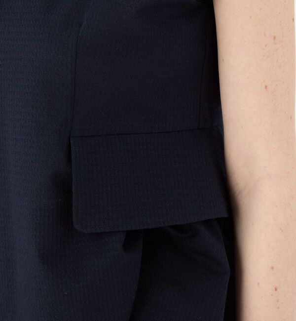 Ballsey「プラッドジャージー フラップフレアプルオーバー」|シャツ・ブラウス|