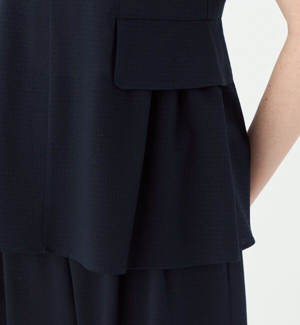 Ballsey「プラッドジャージー フラップフレアプルオーバー」|シャツ・ブラウス|