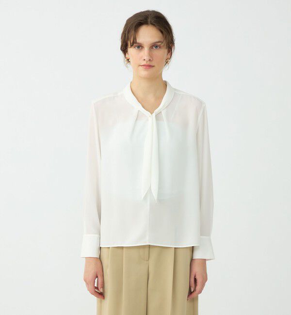 Ballsey「プリマベーラデシン タイブラウス」|シャツ・ブラウス|