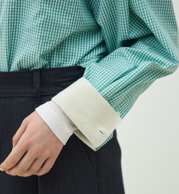 MACPHEE「コットンポプリン レギュラーカラーシャツ」|シャツ・ブラウス|