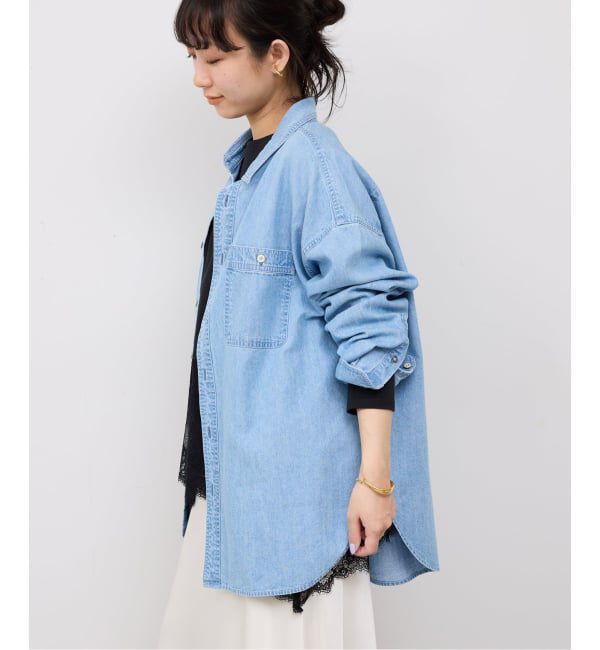 SLOBE IENA「レースコンビカットソー2」|Tシャツ・カットソー|