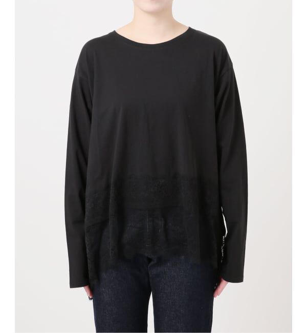 SLOBE IENA「レースコンビカットソー2」|Tシャツ・カットソー|