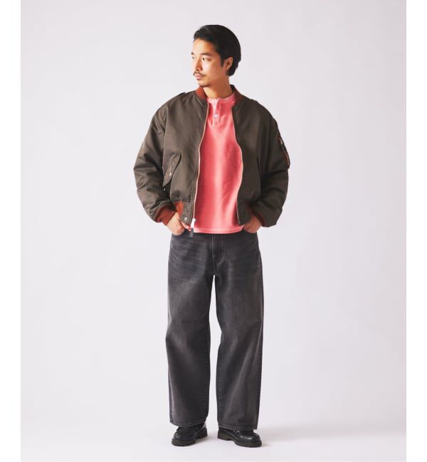 JOURNAL STANDARD relume「クラフトデニム 13.5oz ワイド ストレート デニム」|デニム|