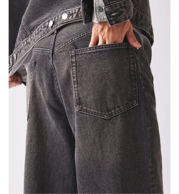 JOURNAL STANDARD relume「クラフトデニム 13.5oz ワイド ストレート デニム」|デニム|