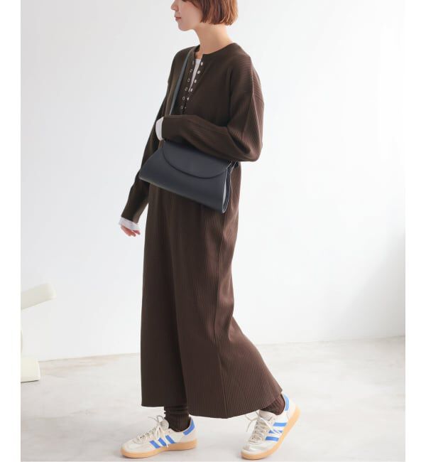JOURNAL STANDARD relume「《WEB限定追加》【MULTI FUNC+】ヘンリーネックニットワンピース」|ワンピース|