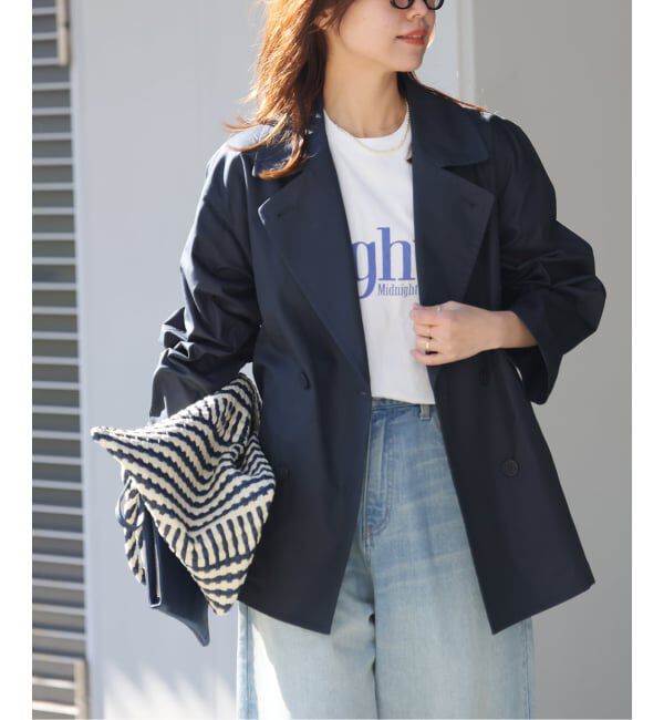 JOURNAL STANDARD relume「《追加 / 手洗い可》ハーフトレンチコート」|トレンチコート|