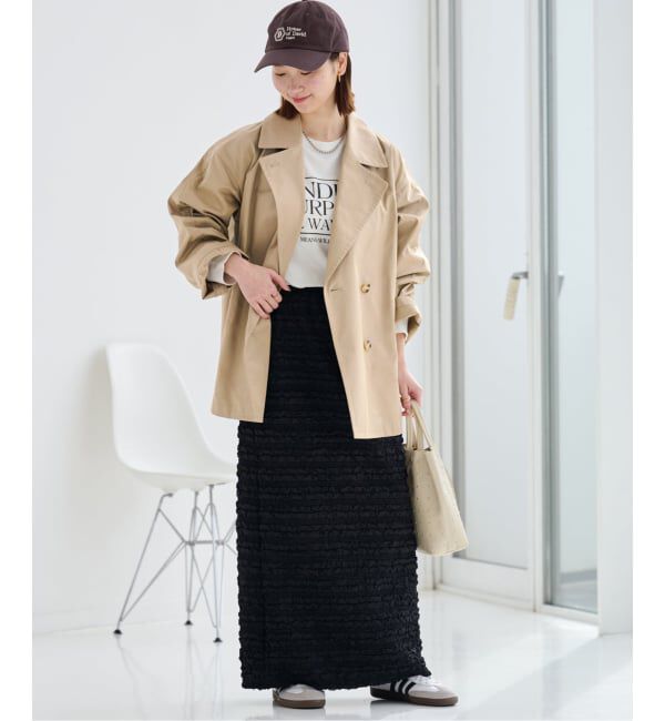 JOURNAL STANDARD relume「《追加 / 手洗い可》ハーフトレンチコート」|トレンチコート|