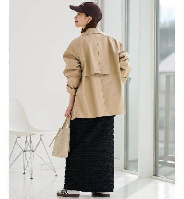 JOURNAL STANDARD relume「《追加 / 手洗い可》ハーフトレンチコート」|トレンチコート|