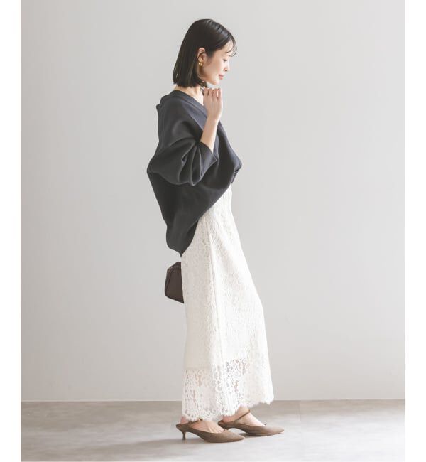 NOBLE「ファインハニカムVネックカーディガン」|カーディガン|