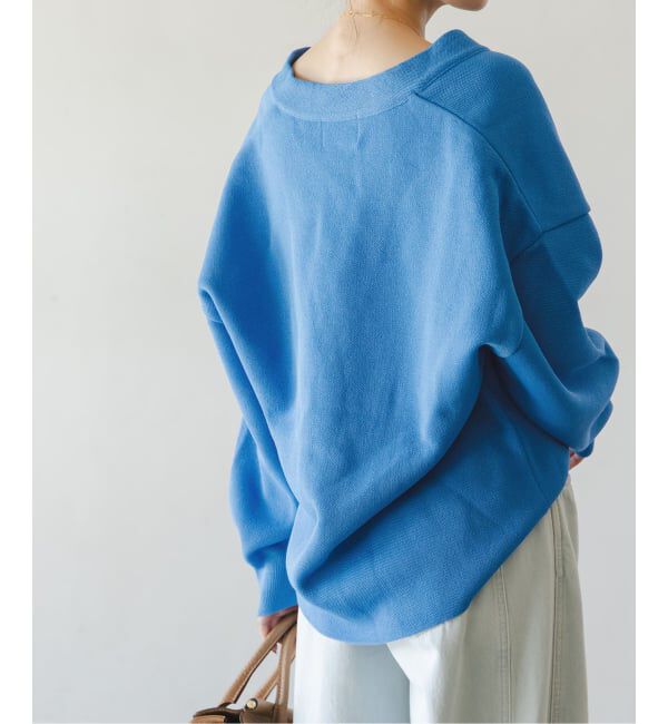 NOBLE「ファインハニカムVネックカーディガン」|カーディガン|