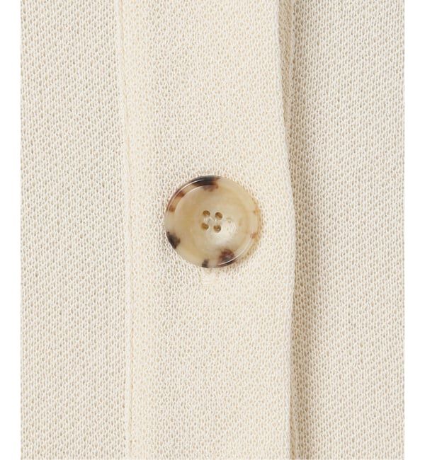 NOBLE「ファインハニカムVネックカーディガン」|カーディガン|