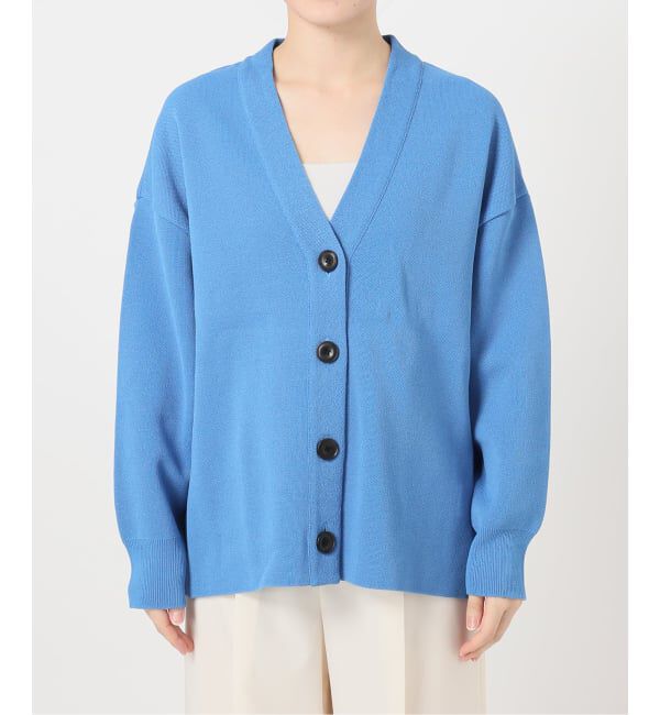 NOBLE「ファインハニカムVネックカーディガン」|カーディガン|