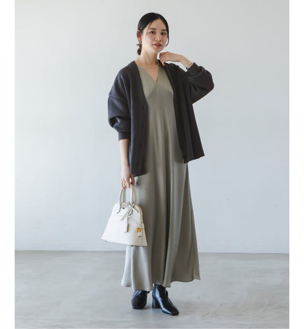 NOBLE「ファインハニカムVネックカーディガン」|カーディガン|