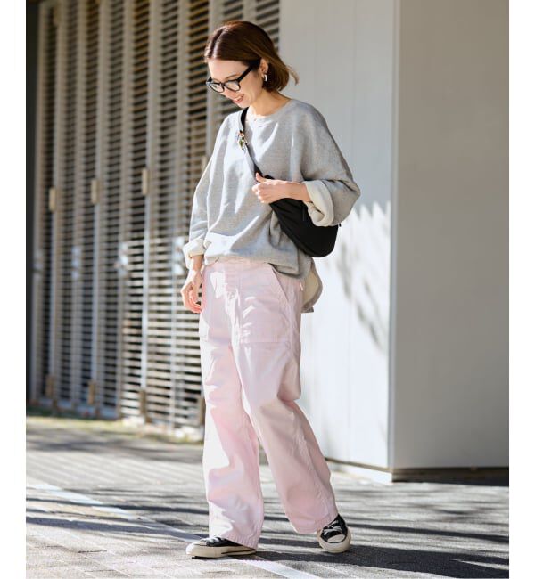 FRAMeWORK「ライトミリタリースラブベイカーパンツ」|カーゴ|