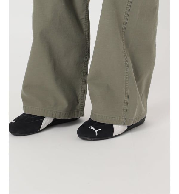 FRAMeWORK「ライトミリタリースラブベイカーパンツ」|カーゴ|