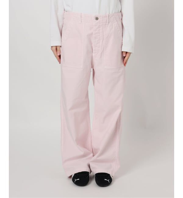 FRAMeWORK「ライトミリタリースラブベイカーパンツ」|カーゴ|