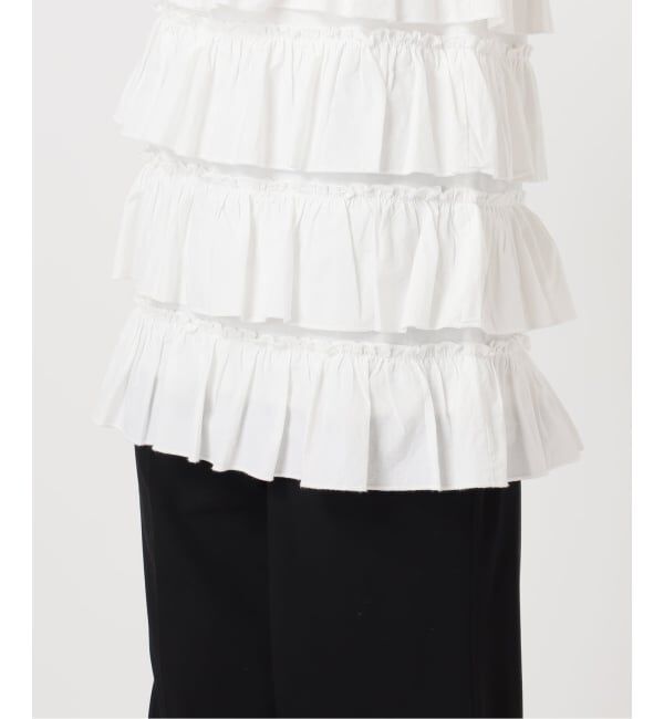 U by SPICK&SPAN「《予約》ギャザーボリュームミニワンピース」|ワンピース|