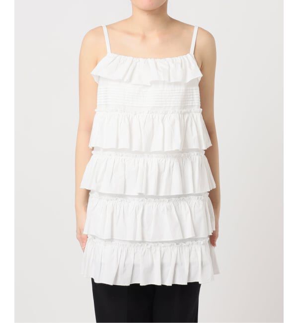 U by SPICK&SPAN「《予約》ギャザーボリュームミニワンピース」|ワンピース|