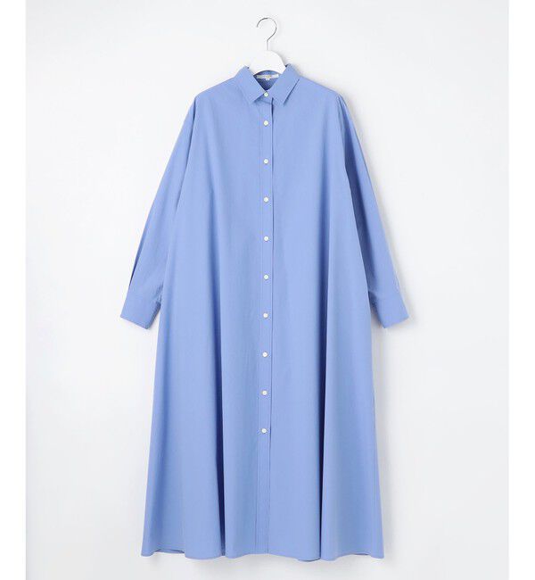 23区「【SLOW/一部店舗限定】タンブラーコットンブロード シャツワンピース」|ワンピース|