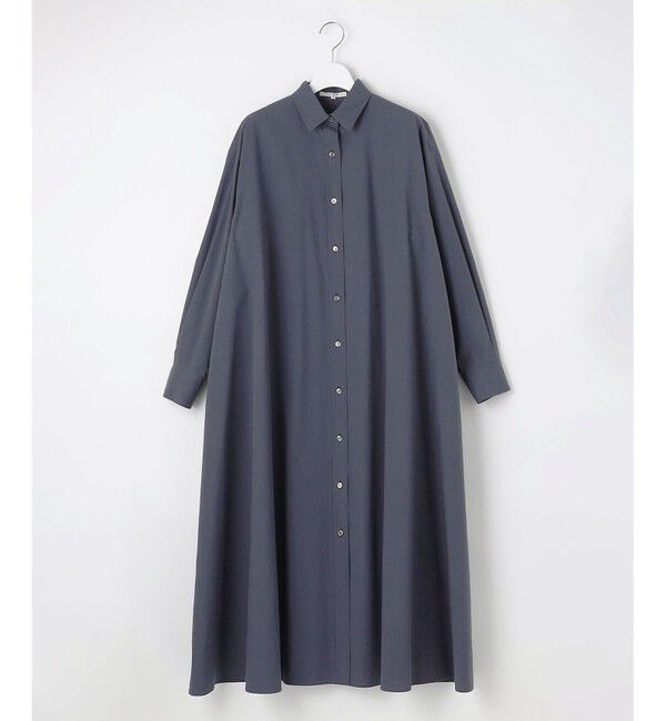 23区「【SLOW/一部店舗限定】タンブラーコットンブロード シャツワンピース」|ワンピース|