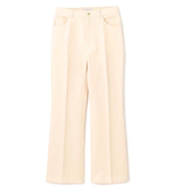 BEIGE,「【洗える】CUPHEA / センタープレス入りフレアパンツ」|その他|