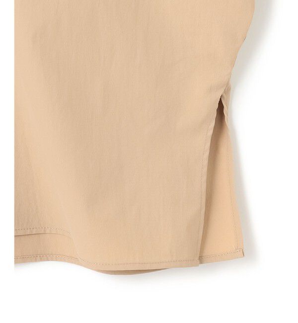 BEIGE,「【接触冷感/UVカット/洗える・BAILA 8.9月合併号掲載】YANN / Vスリットプルオーバーブラウス」|シャツ・ブラウス|