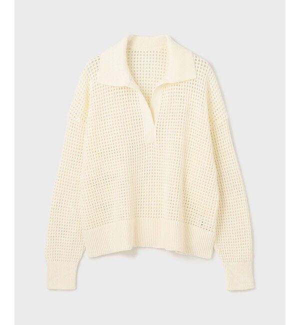 Diagram「メッシュVネックニットトップ」|ニット・セーター|