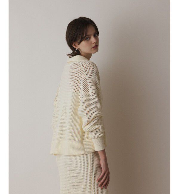 Diagram「メッシュVネックニットトップ」|ニット・セーター|