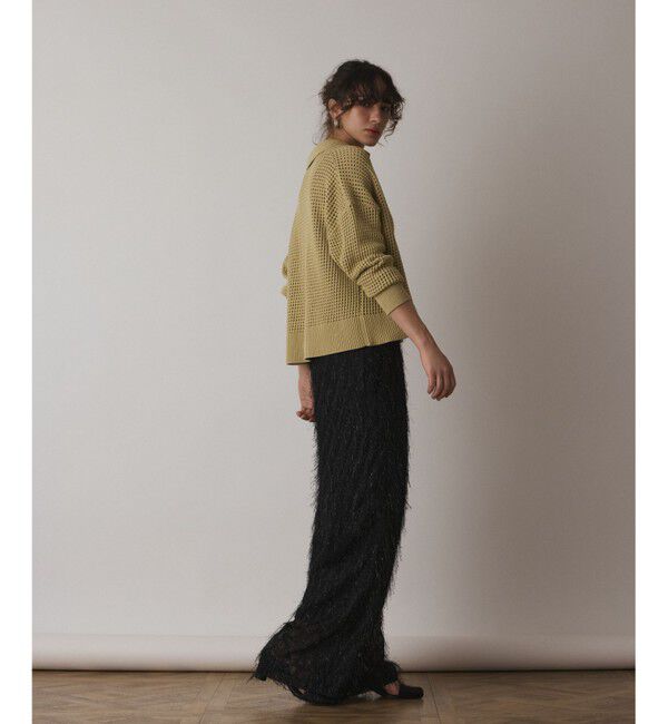 Diagram「メッシュVネックニットトップ」|ニット・セーター|