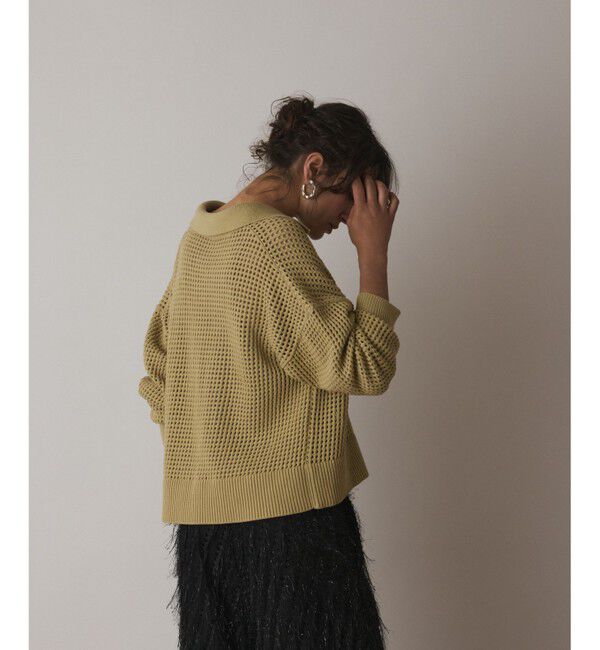 Diagram「メッシュVネックニットトップ」|ニット・セーター|