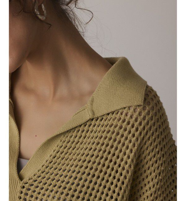 Diagram「メッシュVネックニットトップ」|ニット・セーター|