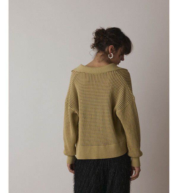 Diagram「メッシュVネックニットトップ」|ニット・セーター|