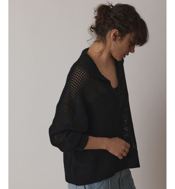 Diagram「メッシュVネックニットトップ」|ニット・セーター|