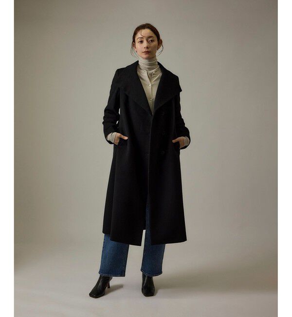 ROPE「プレミアムカシミヤ ロングコート【Sサイズフェア対象】」|ステンカラーコート|