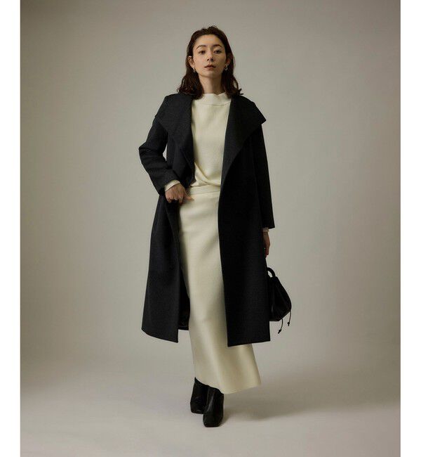 ROPE「プレミアムカシミヤ ロングコート【Sサイズフェア対象】」|ステンカラーコート|
