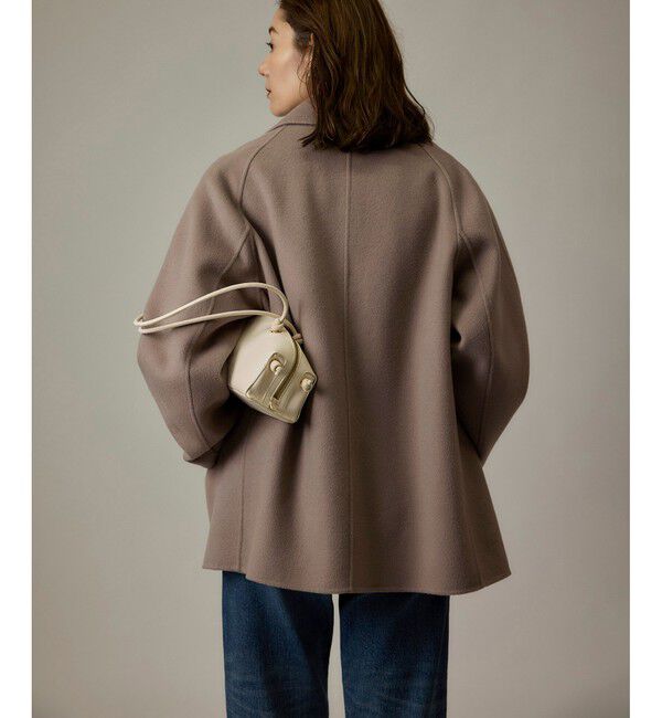 ROPE「ラムウールリバーミドルコート【Sサイズフェア対象】」|ピーコート|