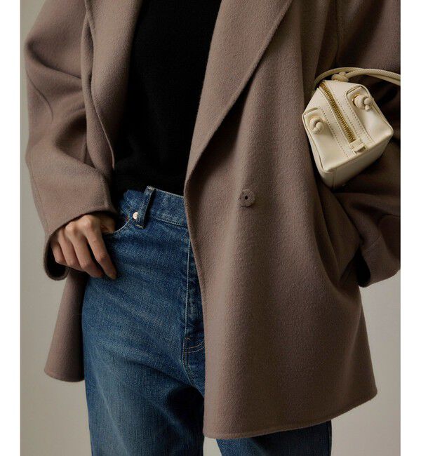 ROPE「ラムウールリバーミドルコート【Sサイズフェア対象】」|ピーコート|