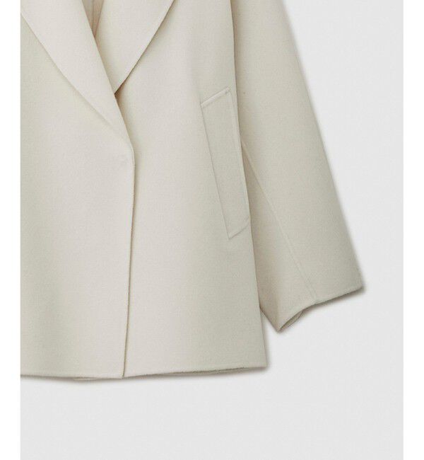 ROPE「ラムウールリバーミドルコート【Sサイズフェア対象】」|ピーコート|