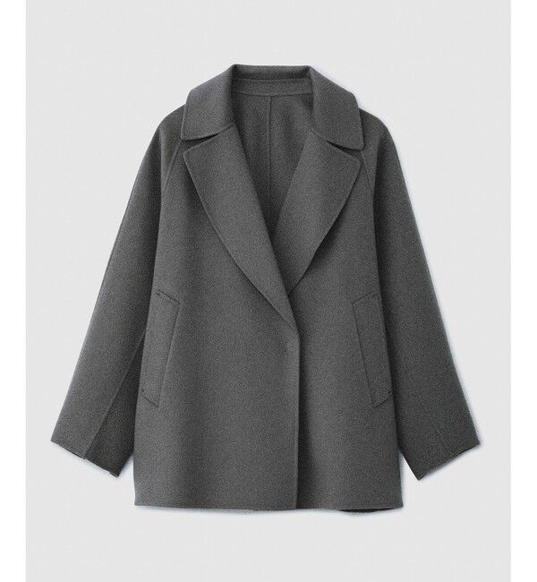 ROPE「ラムウールリバーミドルコート【Sサイズフェア対象】」|ピーコート|