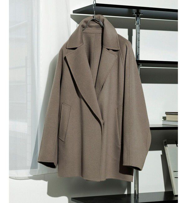 ROPE「ラムウールリバーミドルコート【Sサイズフェア対象】」|ピーコート|