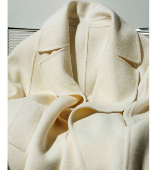 ROPE「ラムウールリバーミドルコート【Sサイズフェア対象】」|ピーコート|